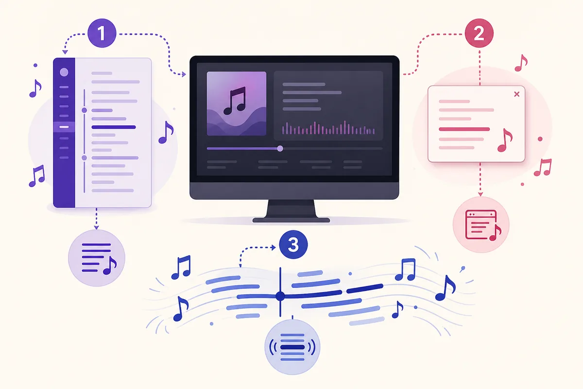 Illustratives Diagramm für Quellenprüfung, eine Installation, apply und Fehlersuche